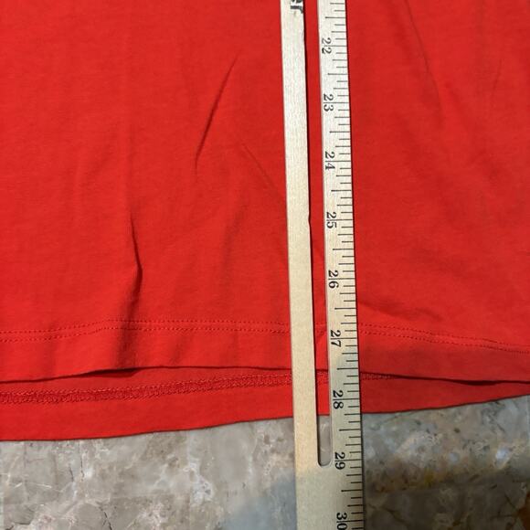 Zadig & Voltaire Shirt Mens Large Red Tommy Skull Rock Short Sleeve Tee Soft - Picture 3 of 8